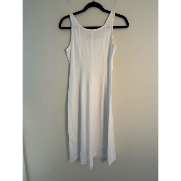 Everlane Women’s White Luxe Cotton Seamed Tank Dress Size S 100% Cotton - Picture 7 of 7